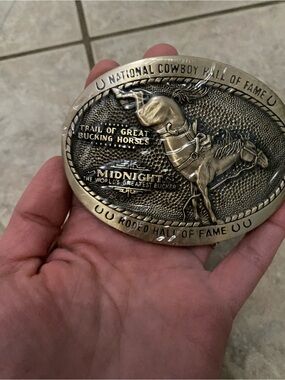National Cowboy Hall of Fame Rodeo Belt Buckle